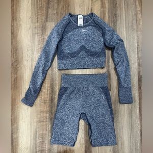 Blue Gymshark Set